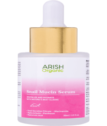 Arish Organic Face Serum Snail Mucin Radiant Glow For All Skin Type ( Pack of 1 )