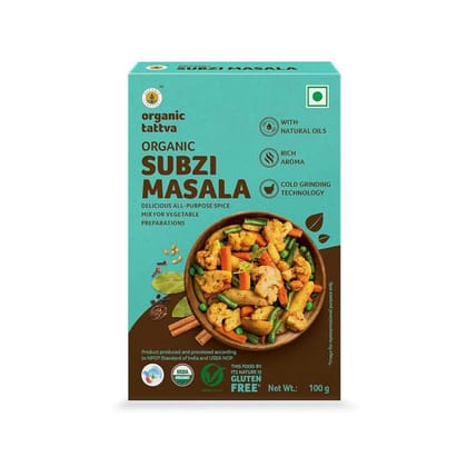 ORGANIC TATTVA SABJI MASALA 100GM MRP110