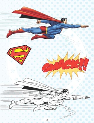 Superman Copy Colouring Book [Paperback] Dreamland Publications