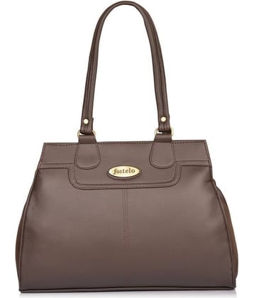Fostelo Brown P.U. Shoulder Bag
