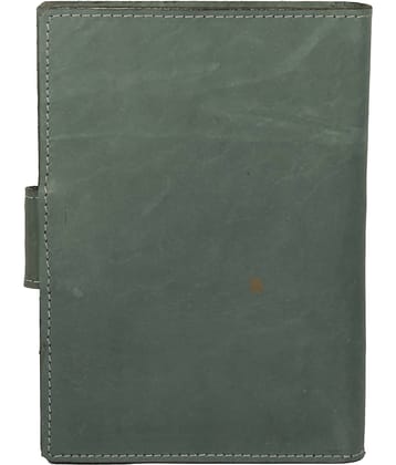 STYLE SHOES Leather Green Passport Holder