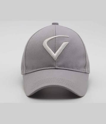 Alamos Pack of 1 Cotton Men's Cap ( Grey )