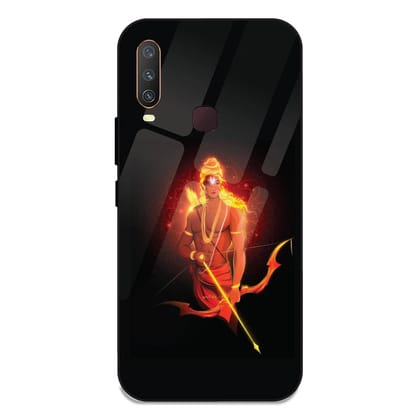 Lord Rama - Glass Case For Vivo Models-Vivo Y15