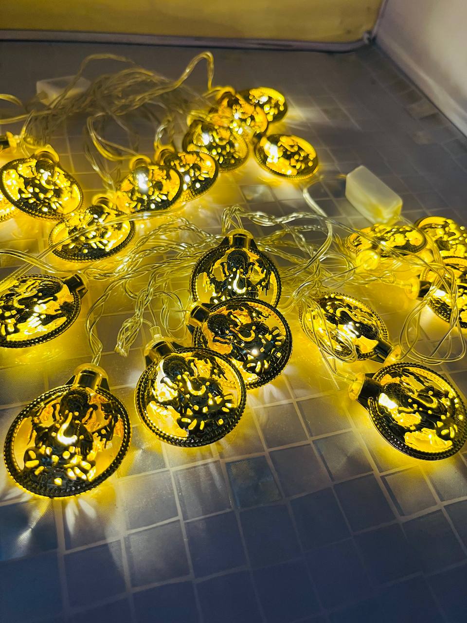 Golden Ganesha Ji LED Light