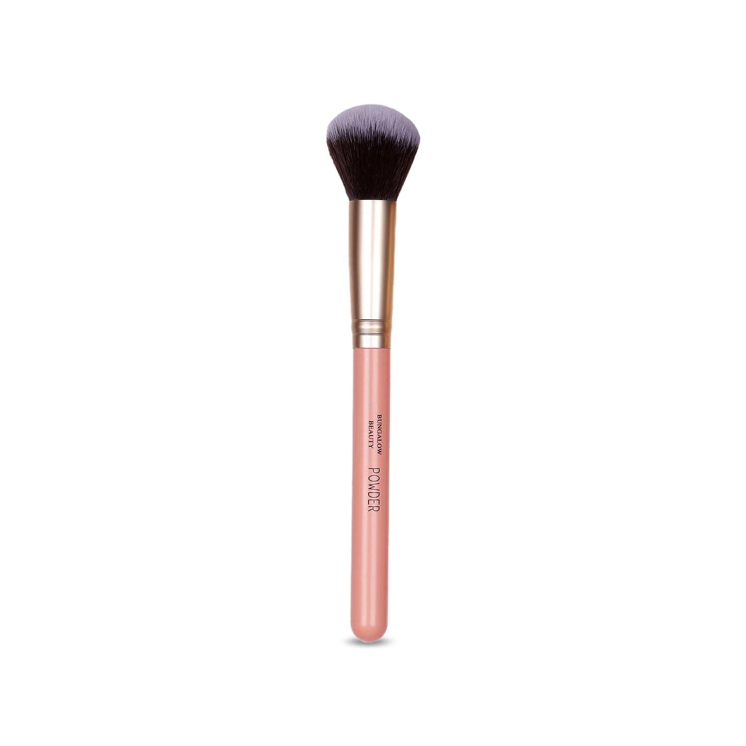 Professional Powder Makeup Brush, Soft Synthetic Bristles, Rose Gold Handle