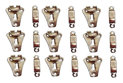Nawani Trouser Hook 65 Sets of Steel Material, Used in Frocks/Short/Pants.