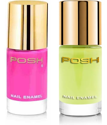 Posh Nail Polish Multi Glossy Pack of 2 9 mL