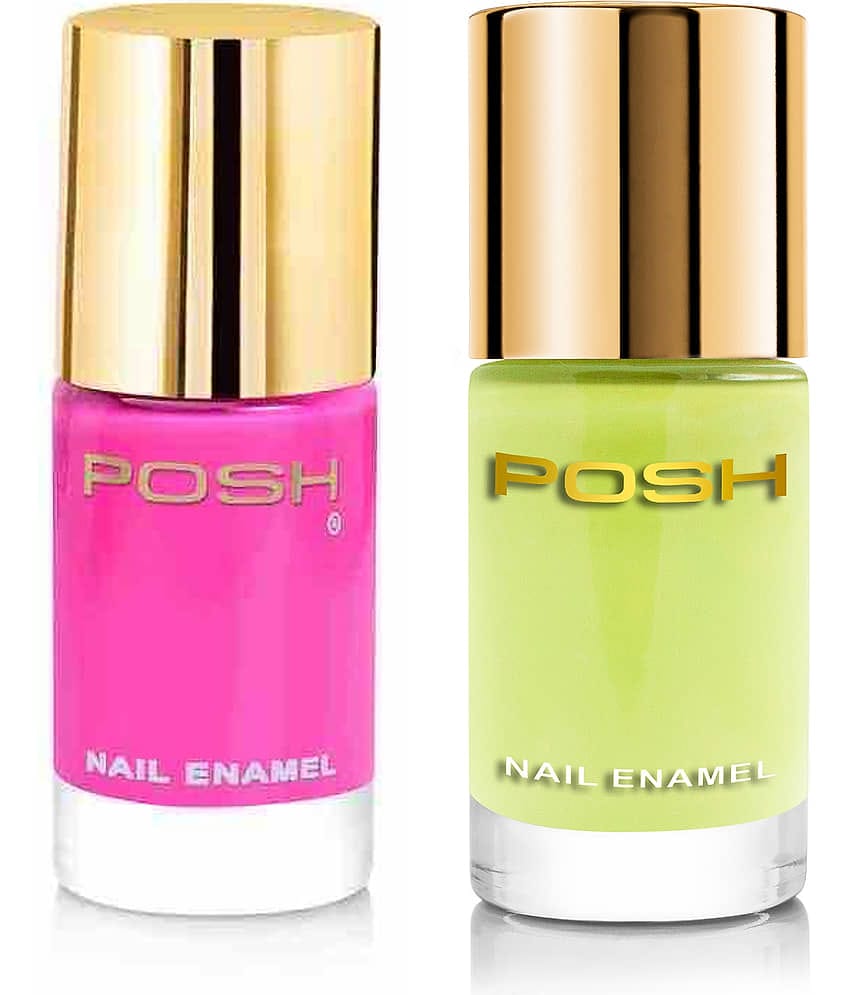 Posh Nail Polish Multi Glossy Pack of 2 9 mL