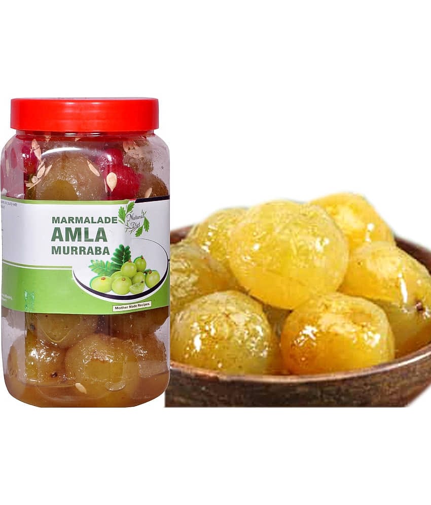 Natural Diet MARMALADE Amla Murabba Gooseberry Premium Murabba Jar ||Ghar Ka Murabba ||Mouth-Watering Mother Made Pickle 1 kg