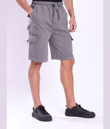 Bene Kleed Grey Cotton Men's Cargos ( Pack of 1 )