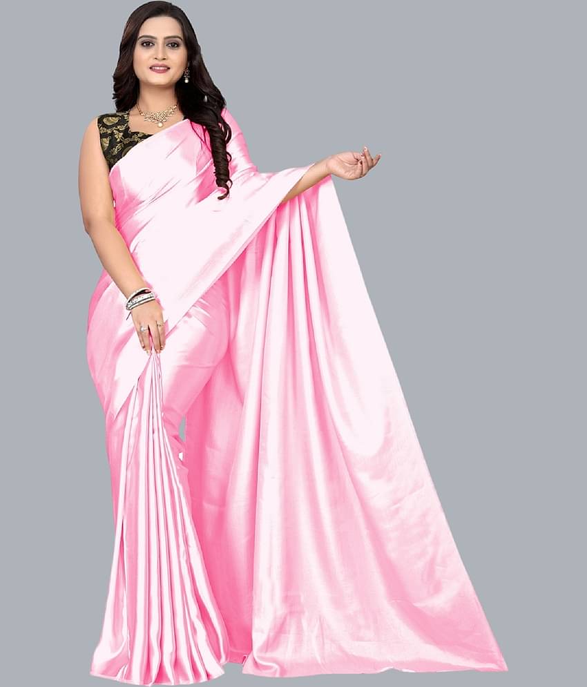 JULEE Banarasi Silk Embellished Saree With Unstitched Blouse Piece ( Black )