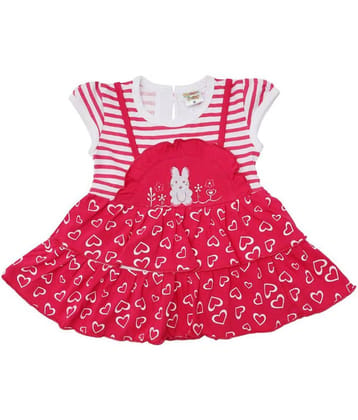 NammaBaby Pack of 1 Baby Girls Cotton Blend Frock ( Pink )
