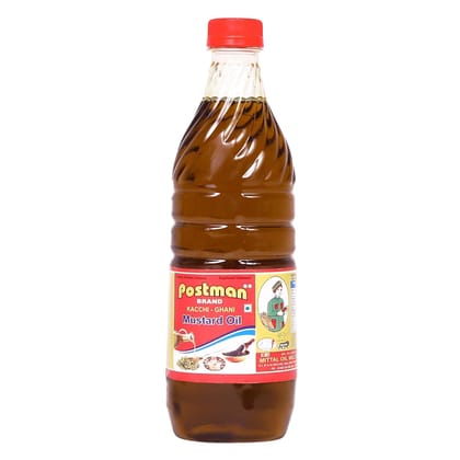 POSTMAN Mustard Oil 500 ml (Sarson Tel) | Wood Pressed | Unrefined