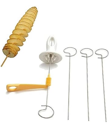 GLOWELL Silver Stainless Steel Vegetable Peeler ( Pack of 1 )