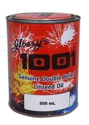 1001 Genuine Double Boiled Linseed Oil | for Wood Finishing & Restoration, Sports Equipment(Cricket Bat), Filling Cracks of Marble and Other Stones ,Mixing with Wall Putty ,Paints, Polishing -500 ml. 1001 Genuine Double Boiled Linseed Oil | for Wood Finishing & Restoration, Sports Equipment(Cricket Bat), Filling Cracks of Marble and Other Stones ,Mixing with Wall Putty ,Paints, Polishing -500 ml.