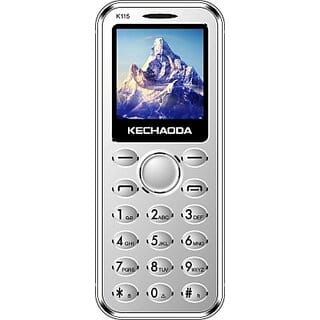 Kechaoda K115 (Dual Sim , 1.44 inch Display, 850 mAh Battery, Silver)
