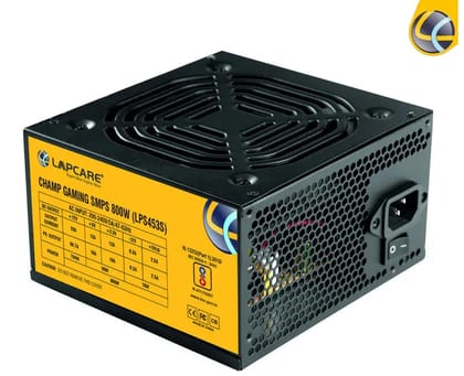 Lapcare Gaming Smps 650W650W Power Output | Ultra-Silent Cooling | 120mm Silent Fan | Multi-Core Support | Gaming Stable Supply