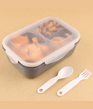 FIT4CHEF School Lunch Box Plastic School Lunch Boxes 1 - Container ( Pack of 1 )