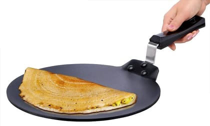 Hawkins Futura Non-Stick Dosa Tawa 28cm (Q28) | Heavy-Gauge Non-Stick Tava for Dosa, Roti & Paratha (Size - 28cm) by Mahavir Home Store