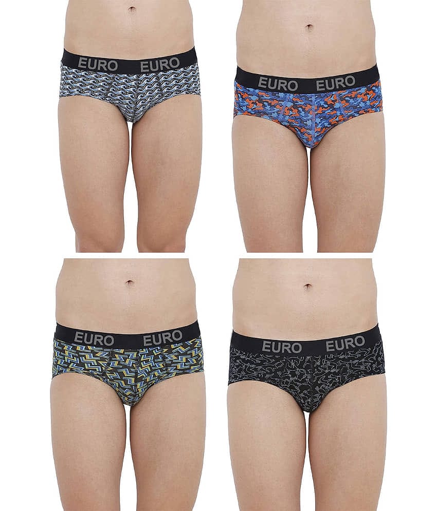 Euro Multi Brief Pack of 4