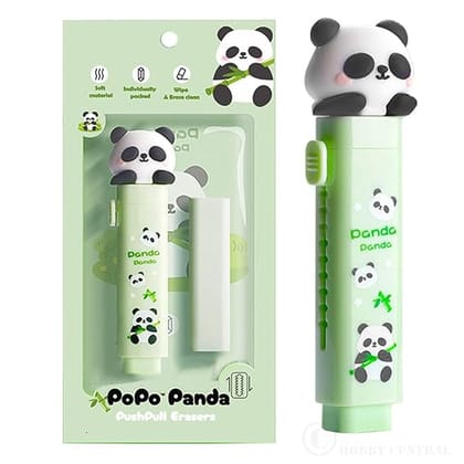 Retractable Rubber Stick Eraser for Students & Kids Adorable Panda Theme (Pack of 1) Perfect for School, Crafts & Homework Retractable Rubber Stick Eraser for Students & Kids Adorable Panda Theme (Pack of 1) Perfect for School, Crafts & Homework