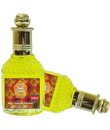 INDRA SUGANDH BHANDAR Attar For Men|Women|Pujan Musk Zafran Rare Kesar Kasturi Perfume 24 Hours Long Lasting Strong Fragrance 25ml Rollon Pack