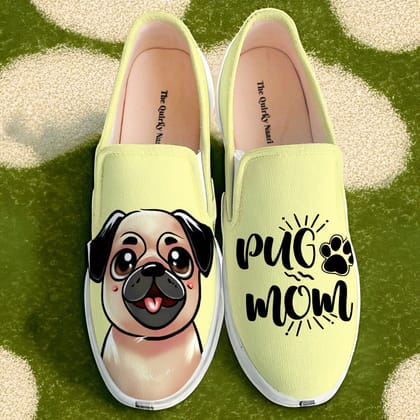 Pug Mom Slipons-36