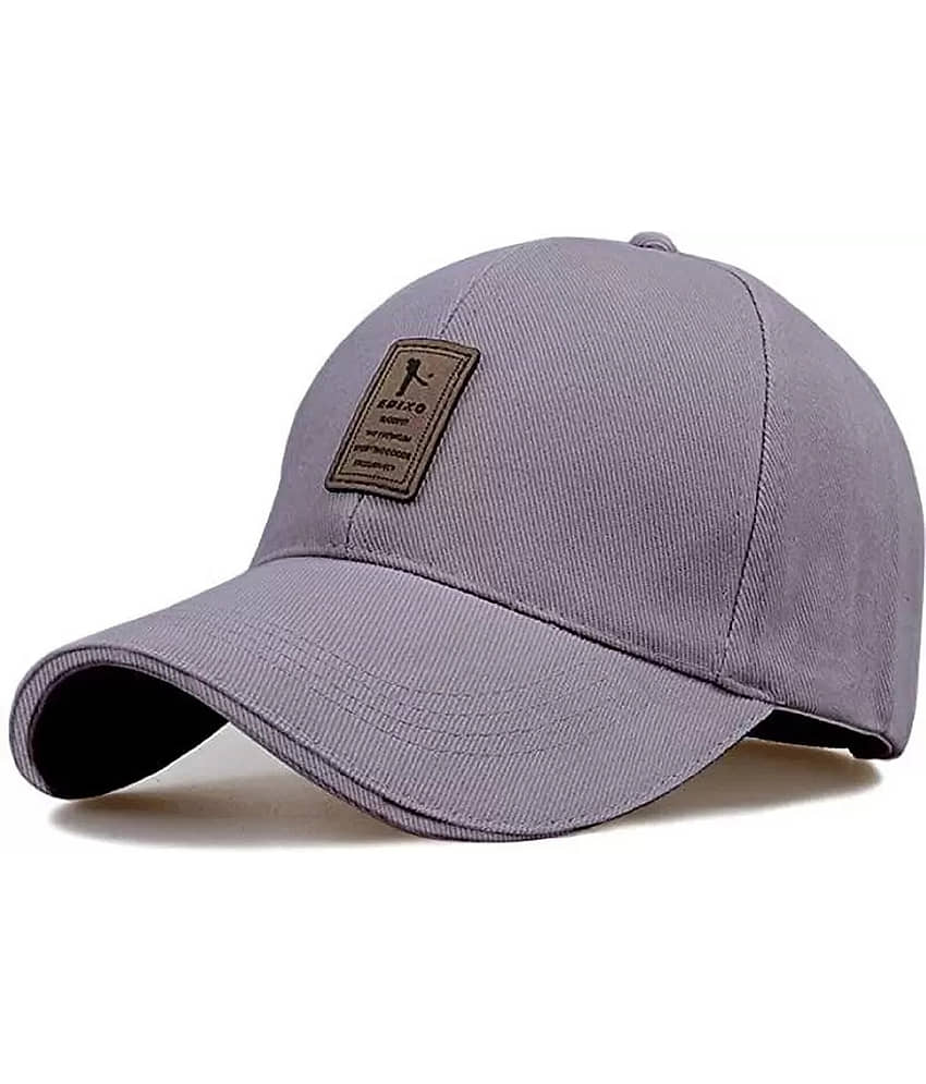Babji Pack of 1 Cotton Men's Cap ( Grey )