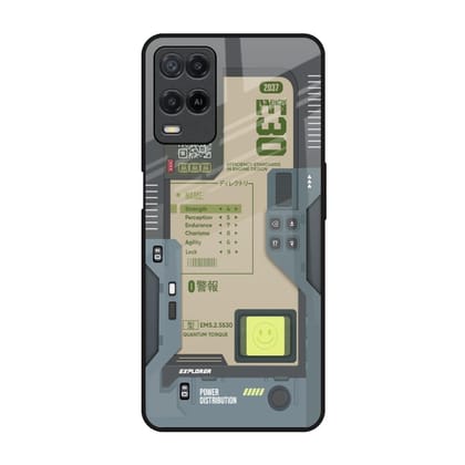 Art Station Glass Case for Realme 8