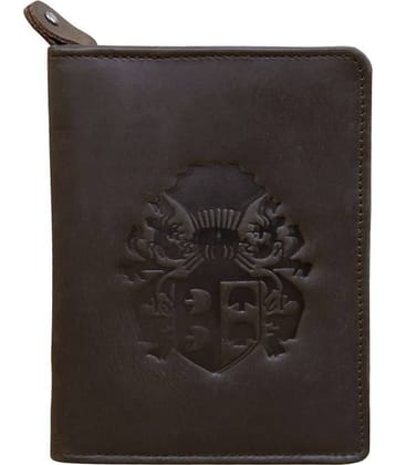 Style 98 Leather Brown Passport Holder