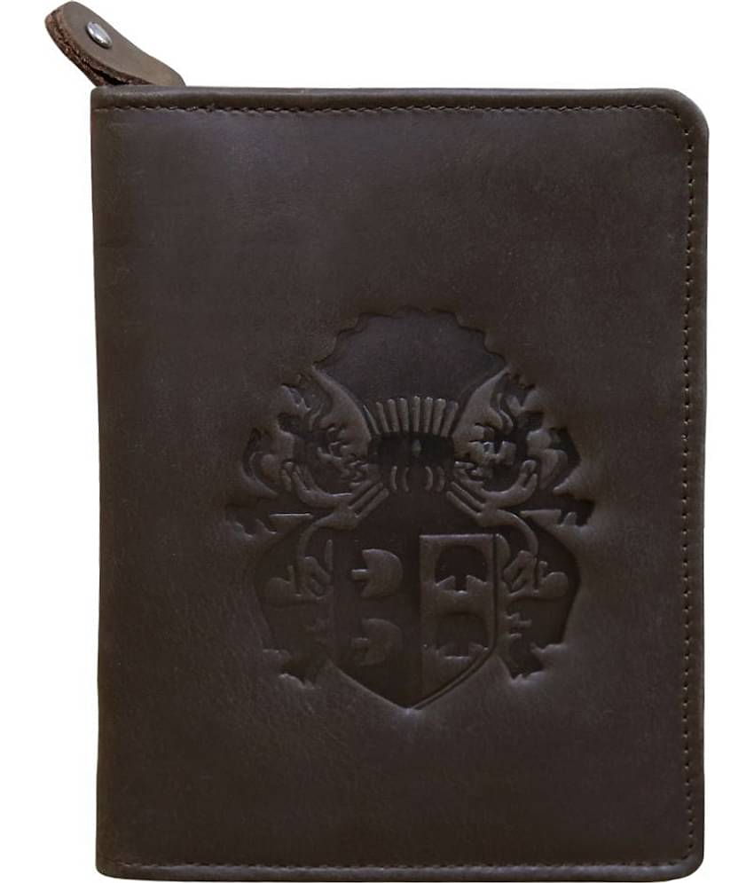 Style 98 Leather Brown Passport Holder