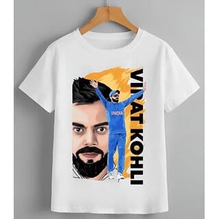 Moumita Graphic Print Men Round Neck White T-Shirt