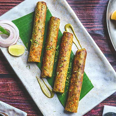 Palak Paneer Ki Seekh (4Pcs)