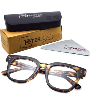 Unisex Blue Cut & Anti-glare Computer Glasses | For Computer Mobile TV | Eye Protection | Zero Power | Brand - Peter Jones