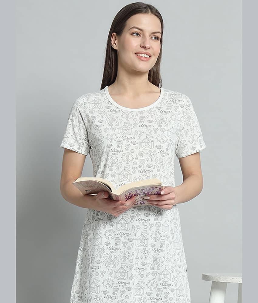 OGEN Women Cotton Blend Printed Regular Fit Round Neck T-Shirt ( Pink )