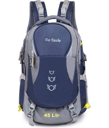 Da Tasche Multi Color Polyester Backpack With Raincover ( 45 Ltrs )