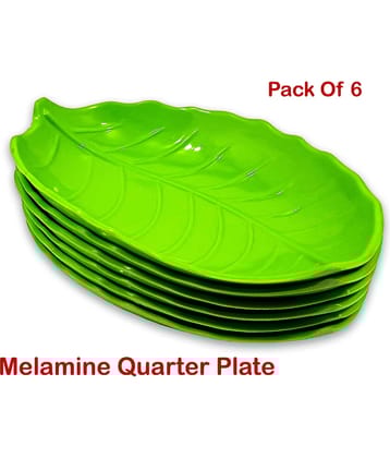 Inpro 6 Pcs Melamine Light Green Platter