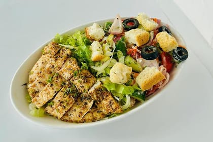 Herb Grilled Chicken Steak Caesar Salad