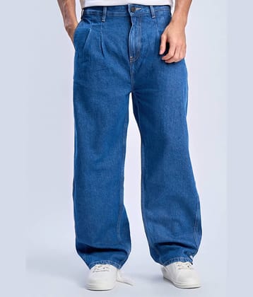 Bene Kleed Clean Look Men's Jeans - Mid Blue ( Pack of 1 )