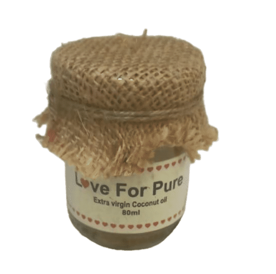 Extra Virgin Coconut Oil, 80 ml (Cold-Pressed)