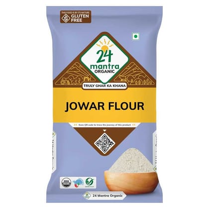 24 MANTRA ORGANIC JOWAR FLOUR 500G