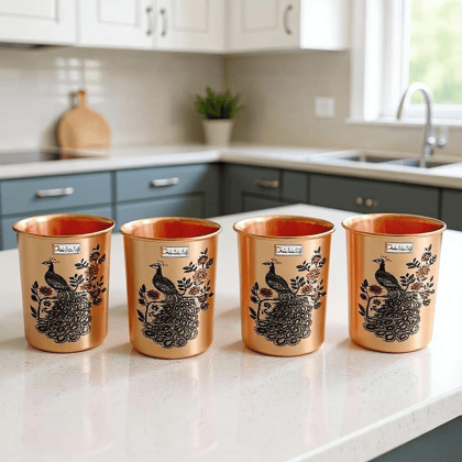 Pure Copper Glass | Pack of 4