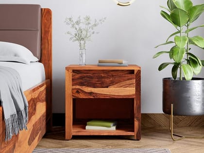 Utopia Bedside Table - Natural Brown Utopia Bedside Table - Natural Brown