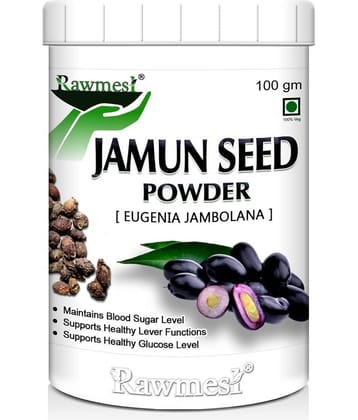 Rawmest Jamun Seed Powder, 100 Gm | Diabetes Control Naturally