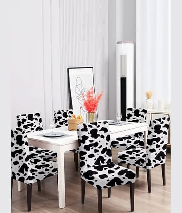 Cortina 6 Seater Polyester Chair Cover ( Pack of 6 )