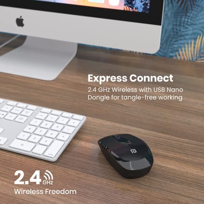 Portronics Toad 25 Wireless Mouse (Black)