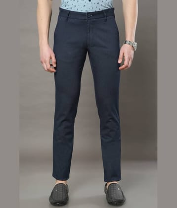 Cool Colors Navy Blue Slim Chinos ( Pack of 1 )