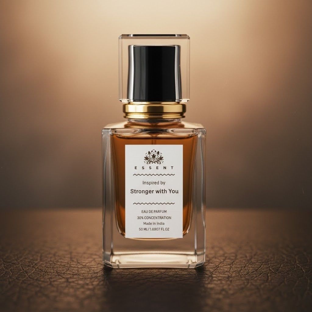 Essent Perfumes Stronger With You Eau de Parfum (EDP) – Warm Spicy Vanilla Sweet Long Lasting Perfume – Men’s Fragrance