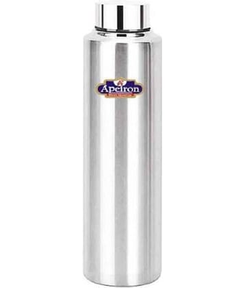 APEIRON Fridge Bottle Silver Stainless Steel Fridge Water Bottle 1000 mL ( Set of 1 )