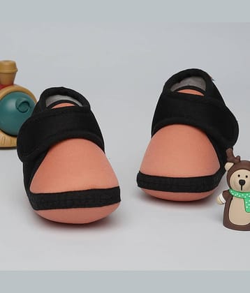Neska Moda - Orange Booties For Baby Boy & Baby Girl 6-12 Months ( Pack of 1 )